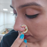 Nath clip Maharashtrian Nose Ring, Nath (Non Pierced)