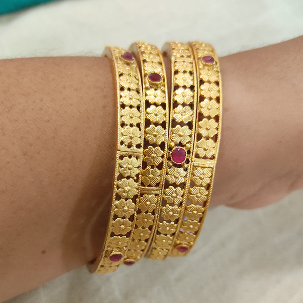 Delicate Link Bracelet in Pink & Gold – J'Adorn Designs