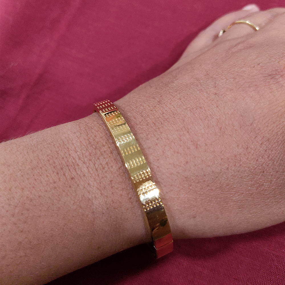 Heavy gold kada bracelet – Indian Jewellery & Diamonds | The Punjab  Jewellers