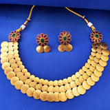 Laxmi Coin Necklace Set 