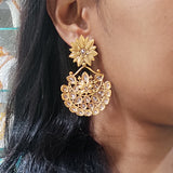 Chand Design LCT Stone Decorated Antique  Earrings Buy Online
