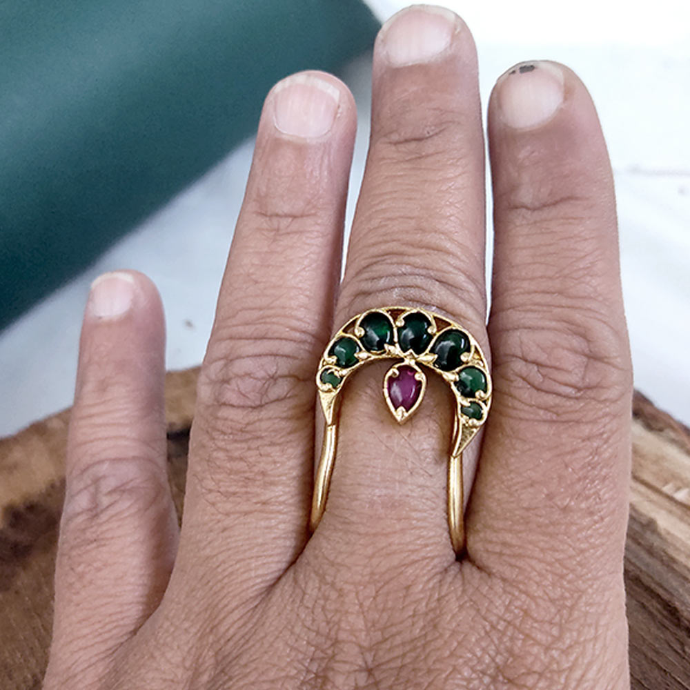 Mangalore Jewels | Traditional vanki ring designs and countless variations,  and combinations have evolved. When choosing a traditional ring design,  consider... | Instagram