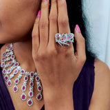 Bridal American Diamond Finger Ring Online