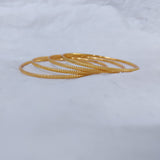 Micor plating Golden Traditional Bangles Set of 4