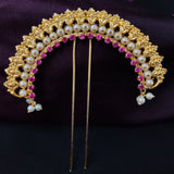 Khopa Pin Pearl Decorated, Hair Accessory