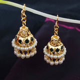Golden Pearls Jhumki 