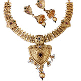 Rajwadi Short Necklace Set 