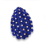 Designer Dark Blue Saree Pin 