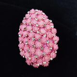 Designer Light Pink Saree Pin 