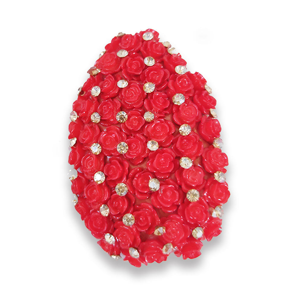 Designer Red Saree Pin 