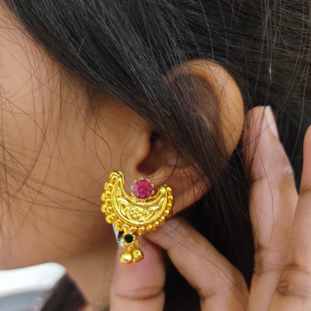 Buy Gold-plated Earrings for Men by Diva Walk Online | Ajio.com