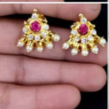 Pearl Tops/Earrings Maharashtrian Pearl Tops