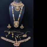 Bridal Set- Rajwadi Meenakari Heavy Jewellery Set