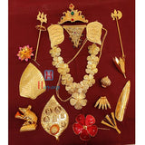 artificial jewellery for ganpati idols,ganesh imitation jewellery
