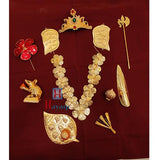 Cultured Ganesh/ Ganpati Accessories Jewellery Combo
