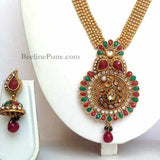 Beautifully designed flower Gold Long Necklace Online India | Hayagi - Beeline  - 2