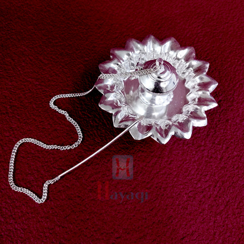 Attardani Silver Plated Flower Chain Design – Hayagi