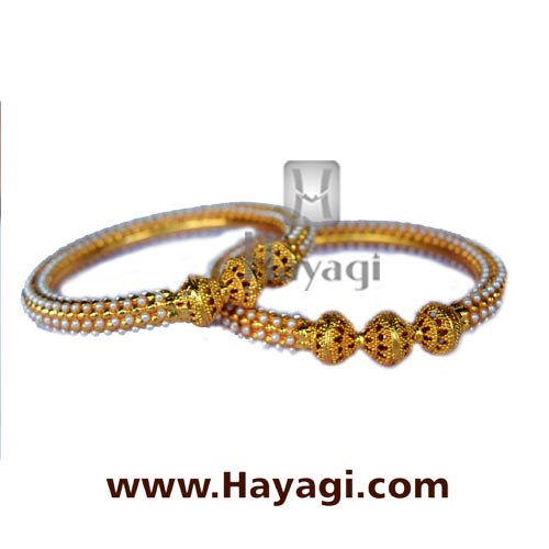 Bangle - Pearl Bangles Online Jewelry_Hayagi