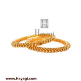 Thushi Bangles Maharashtrian Beads Bangles in Gold-Hayagi - Beeline  - 1