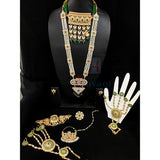 Green Rajwadi Bridal Jewellery Collections