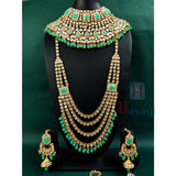 Kundan Bridal Jewellery In Pastel Green Online