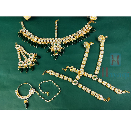 Green Kundan Bridal Jewellery 