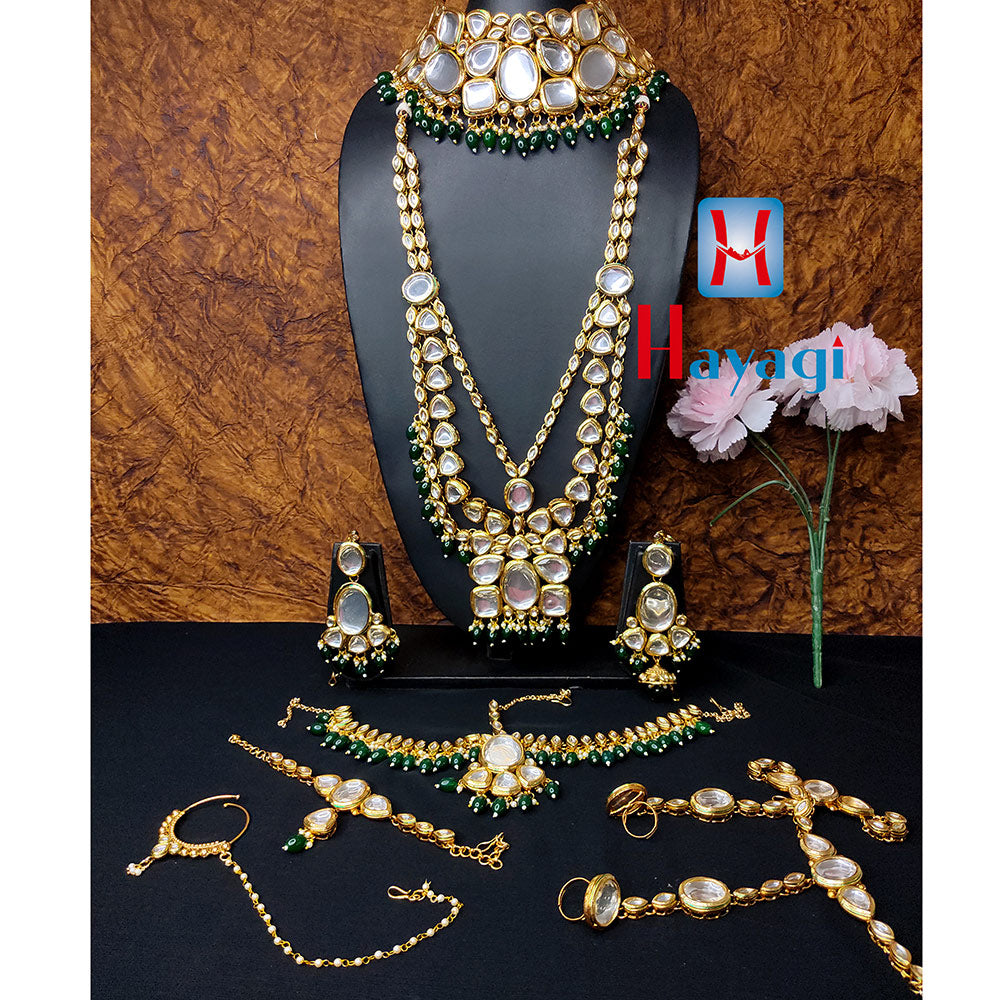 Bridal Necklace Set-Laxmi Wedding Set Online-Hayagi