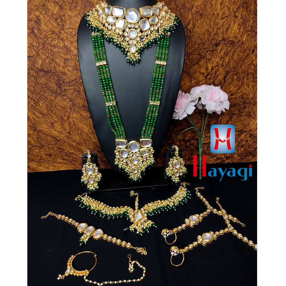 Bridal Jewellery Set- Polki/Meenakari Kundan Online – Hayagi