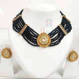 Black Shiny Crystal Choker Online Trendy Collections