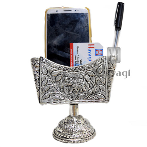 Visiting Card Holder In Silver Finish Buy Online
