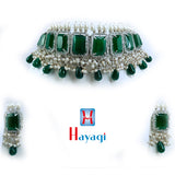 Beads Green Necklace Online 