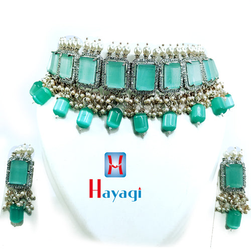 Beads Mint Necklace Online 