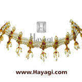 Kolhapuri Pearl Chinchpeti Necklace Online Shopping-Hayagi