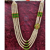 Stone Pendant Groom/Dulha Haar Pearl Necklace