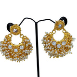 Pearl Cluster Earrings Traditional