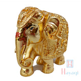 Gajantlaxmi/Golden Finish Elephant Statue For Ganesh Ganpati Down Truck