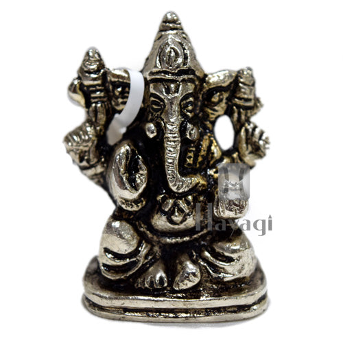Ganesha/Ganpati Statue In Silver Finish Buy Online