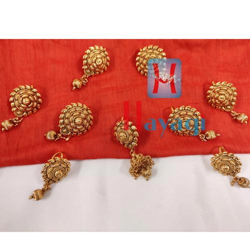 Braid Accessory Jadai in Copper Metal Golden Jewelry Online -Hayagi Pune