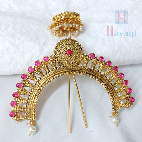 Marathi Bridal Hair Accessory