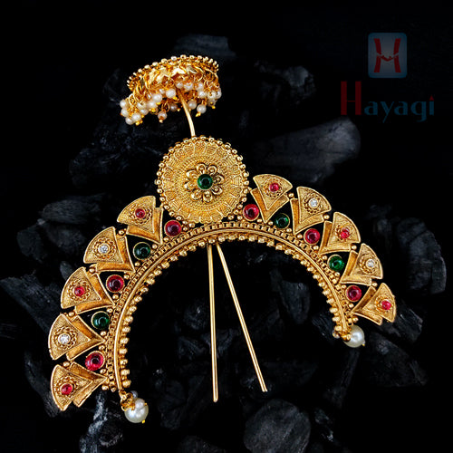 Authentic Marathi Wedding Vidhi Look | Traditional Maharashtrian jewelry |  A beautiful nath | Khopa hairstyle | Royal Maharashtrian Bride :  r/makeupartists