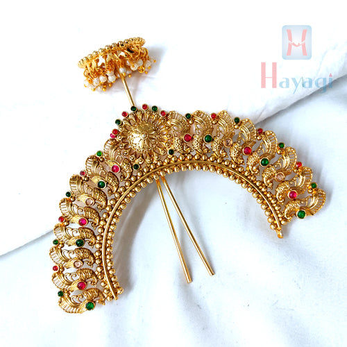 Designer Bridal Hair Khopa Pins/Hair Accessory