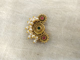 Traditional Nath Saree Pin Antique Finish