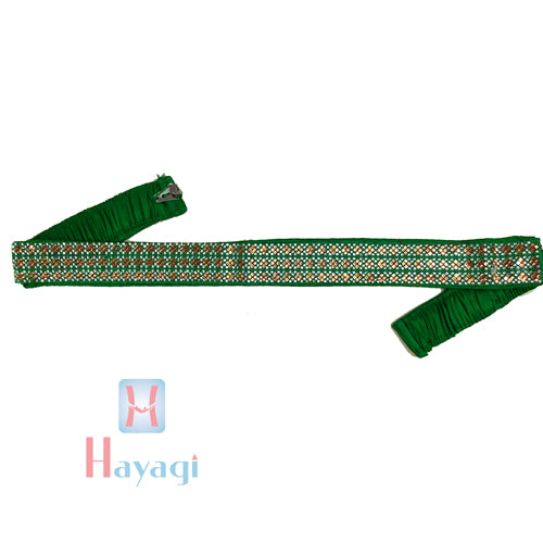 Green Fabric Waistbelt/Kamarband
