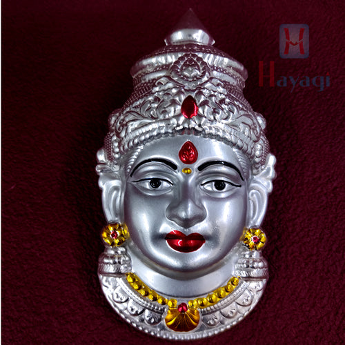 Silver Laxmi mukut, Lakshmi Mukhota in silver
