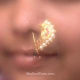 Nath, Nathni, Nath clip Maharashtrian Nose Ring | Hayagi