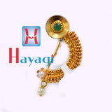 Golden Nath, (Non Pierced),Ruby Stone Nose Ring_Hayagi(Pune)