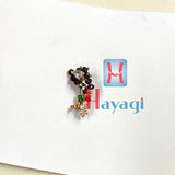 Brown Color Maharashtrian Nath (Non-Pierced) Nathni Nose Ring Online-Hayagi