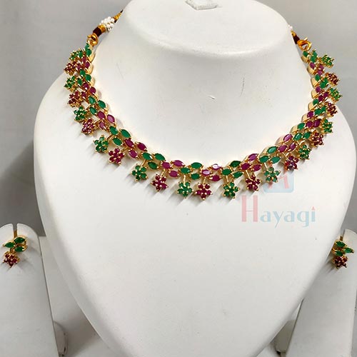 Multi coloured Indian Jewellery Set