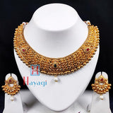 Traditional Wear Short Necklace Set 