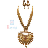Rajwadi Polish Long Necklace Set 